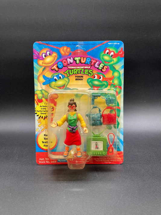Toon Irma Playmates Teenage Mutant Ninja Turtles Toon Turtles Figure 1992 (Unpunched)