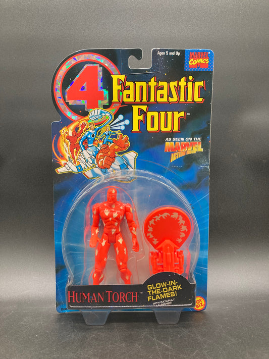 Glow-In-The-Dark Human Torch Toybiz Fantastic Four Figure 1994