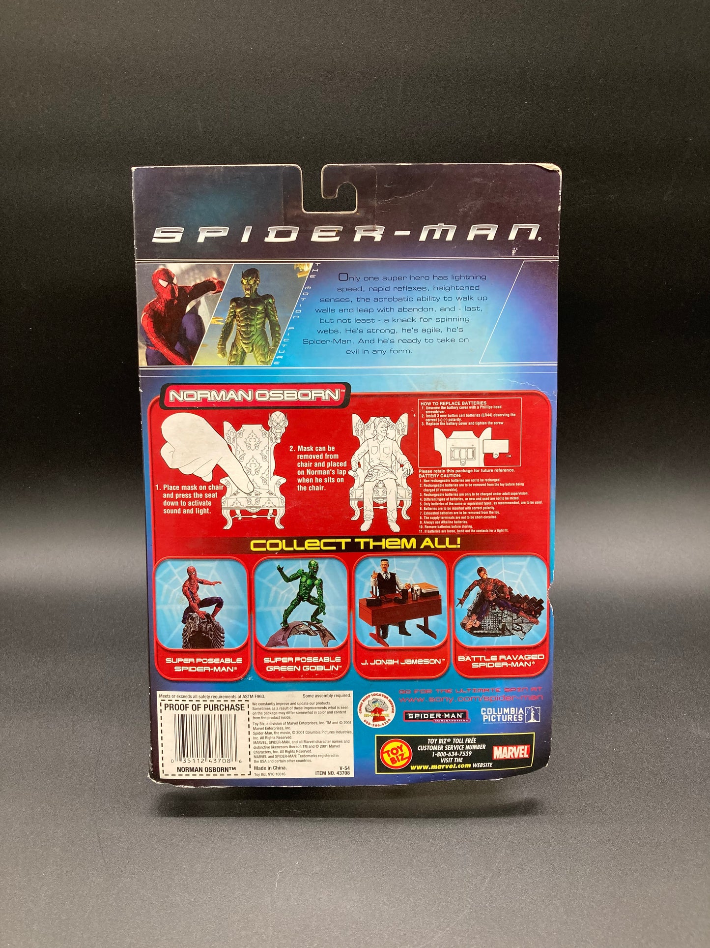 Norman Osborn Toybiz Spider-Man Movie 2001 Figure