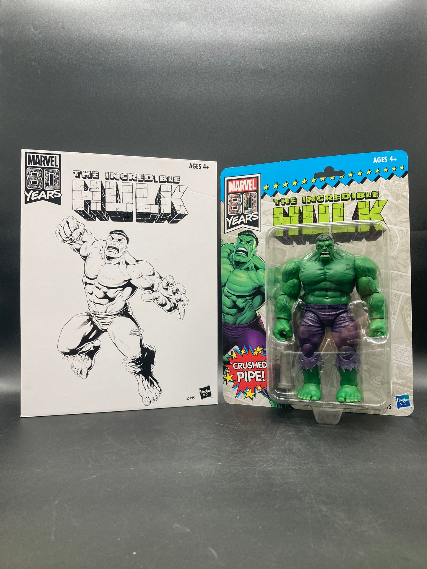 Incredible Hulk Hasbro Marvel Legends 80 Years SDCC Exclusive Retro Carded Limited Edition Figure 2018