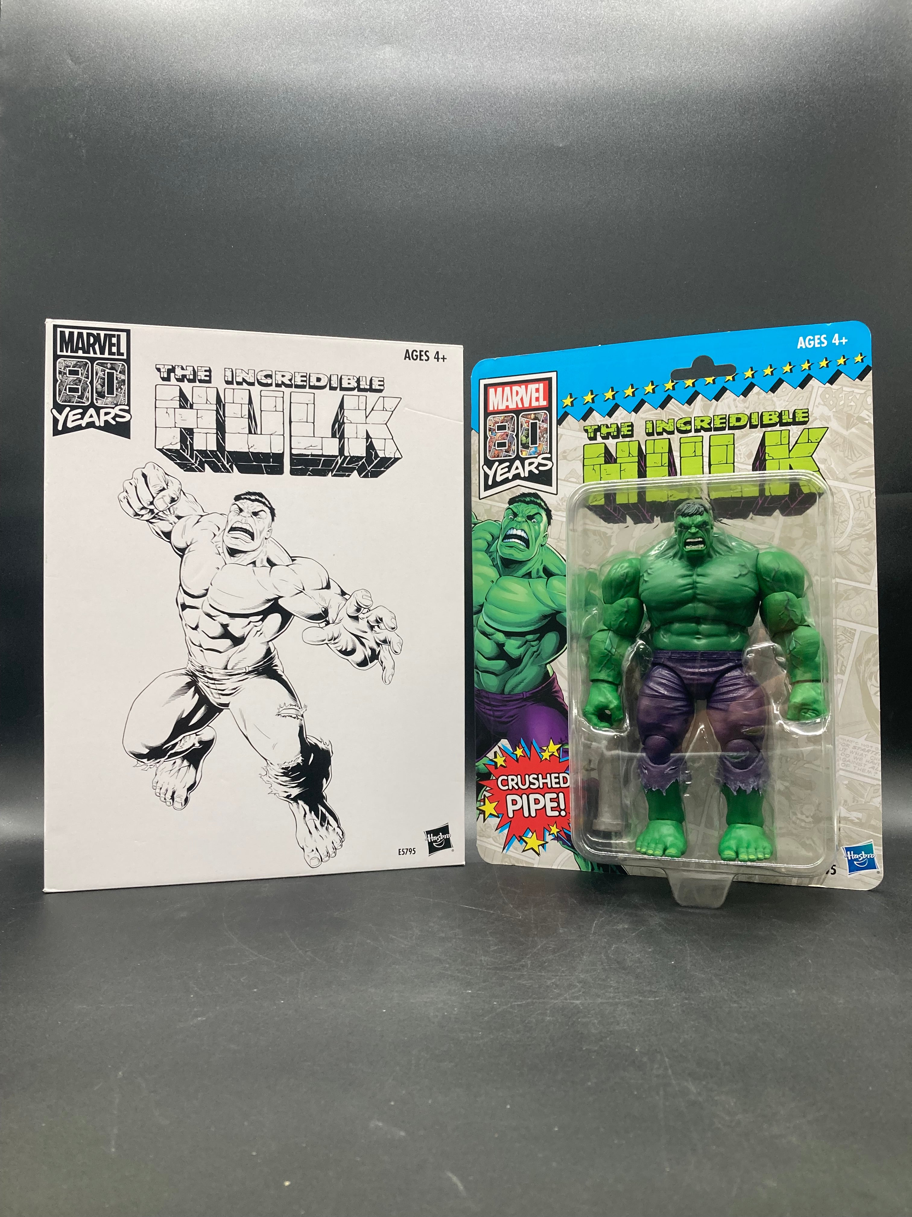 Incredible Hulk Hasbro Marvel Legends 80 Years SDCC Exclusive Retro Carded Limited Edition Figure 2018