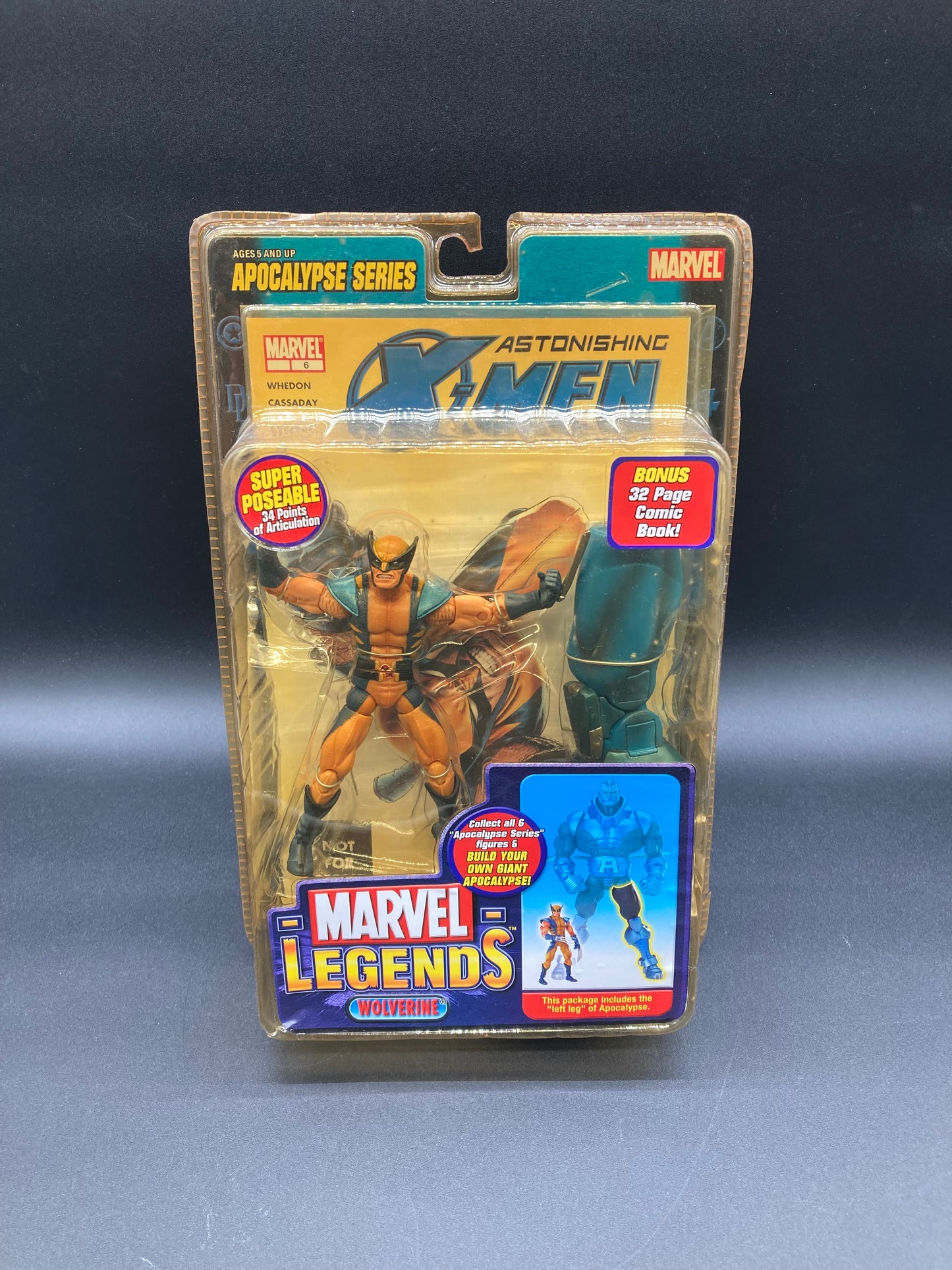 Wolverine Marvel Legends BAF Apocalypse 2005 Toybiz