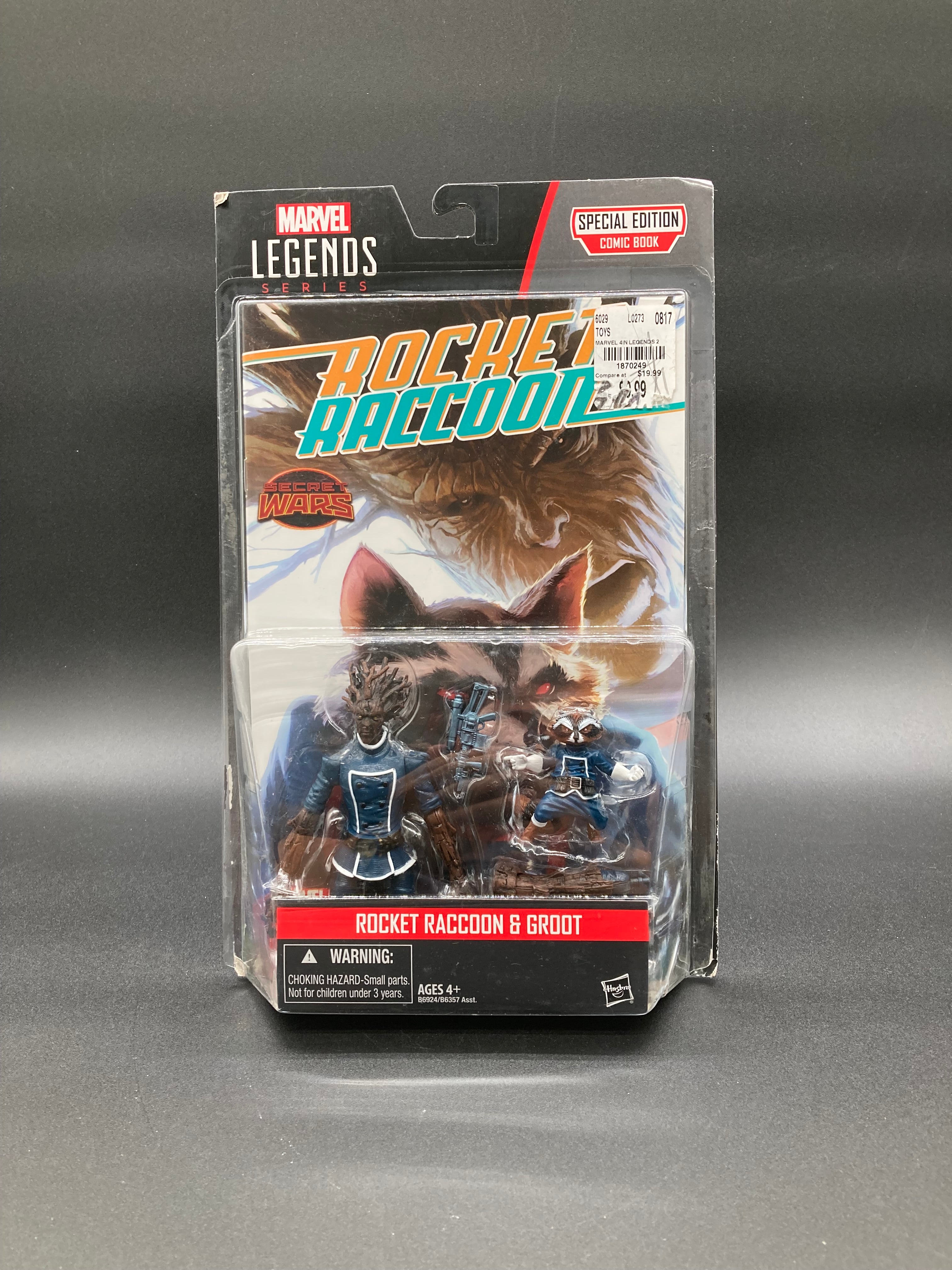Rocket Raccoon & Groot Hasbro Marvel Legends 2015 Figures