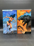 Wonder Woman vs. Godzilla McFarlane DC Multiverse Justice League vs. Godzilla vs. Kong Figure Two-Pack