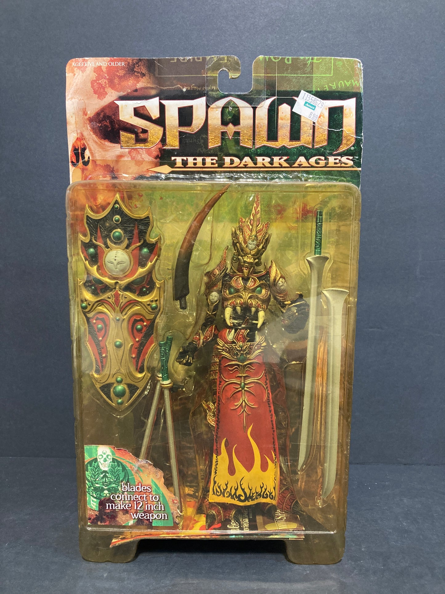 Mandarin Spawn (Scarlet Edge) McFarlane Spawn Dark Ages Action Figure 1999