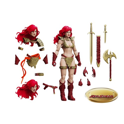 Red Sonja Gold and Red Limited Edition Epic H.A.C.K.S. 1:12 Scale Action Figure Boss Fight Studio 2026