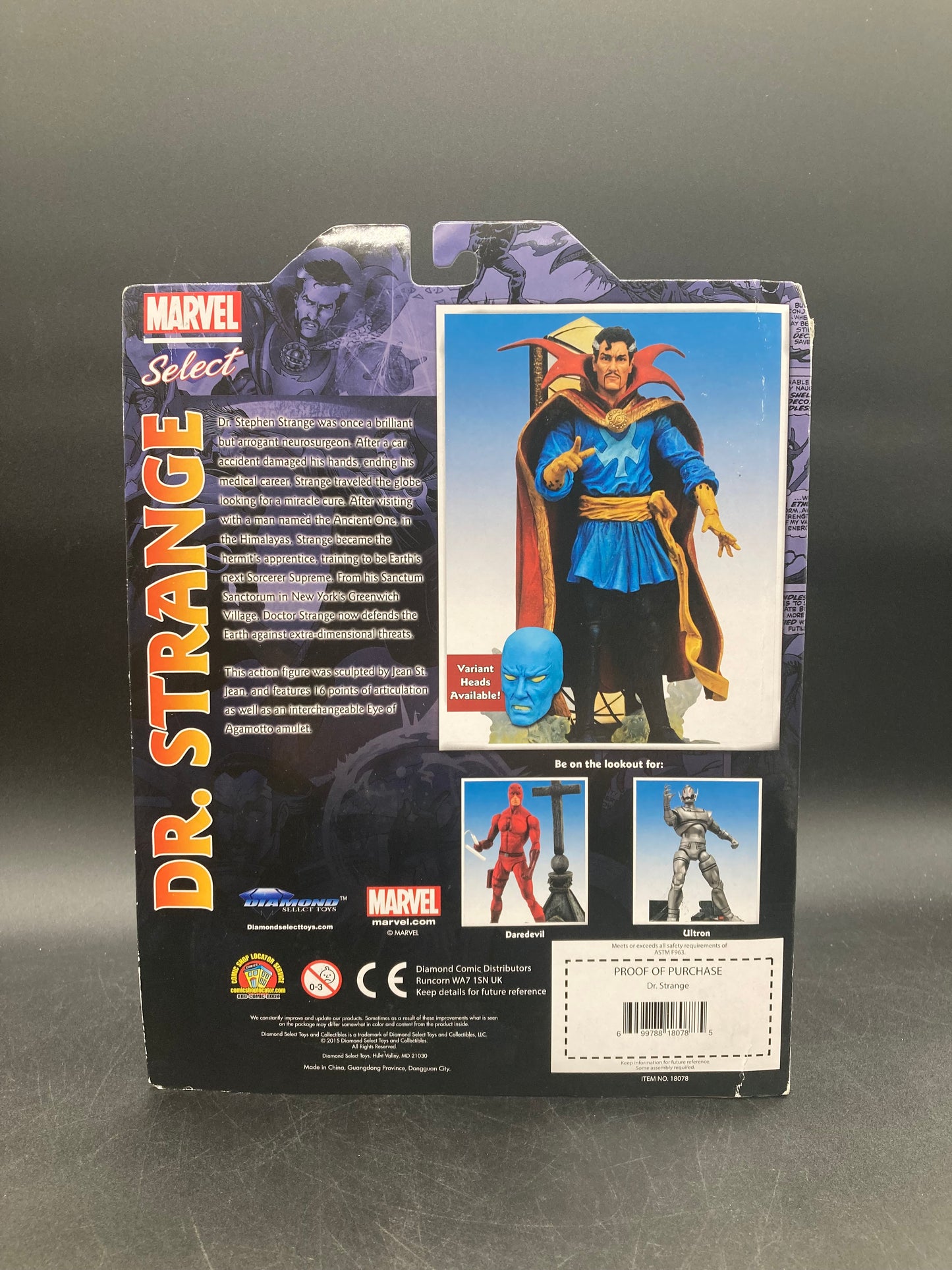Dr. Strange Diamond Select Marvel Select Figure 2015