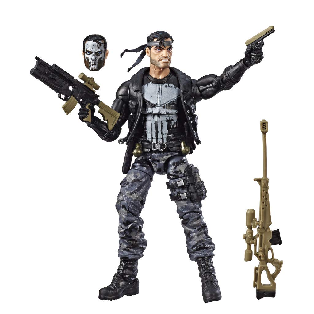 The Punisher Marvel Legends 80th Anniversary Action Figure Hasbro 2019