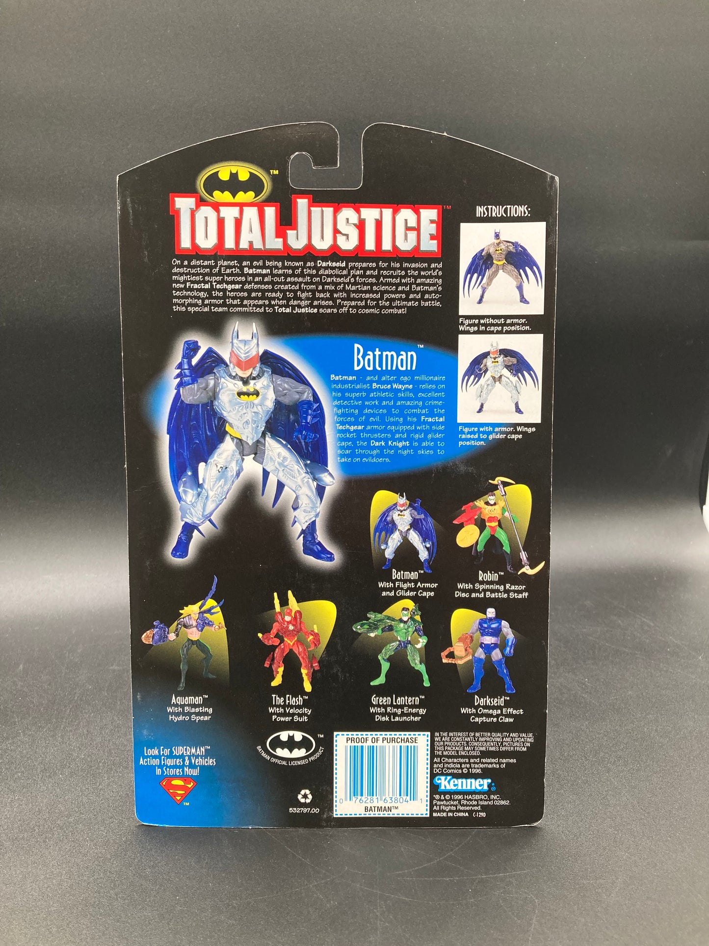 Batman Kenner Total Justice Figure 1996