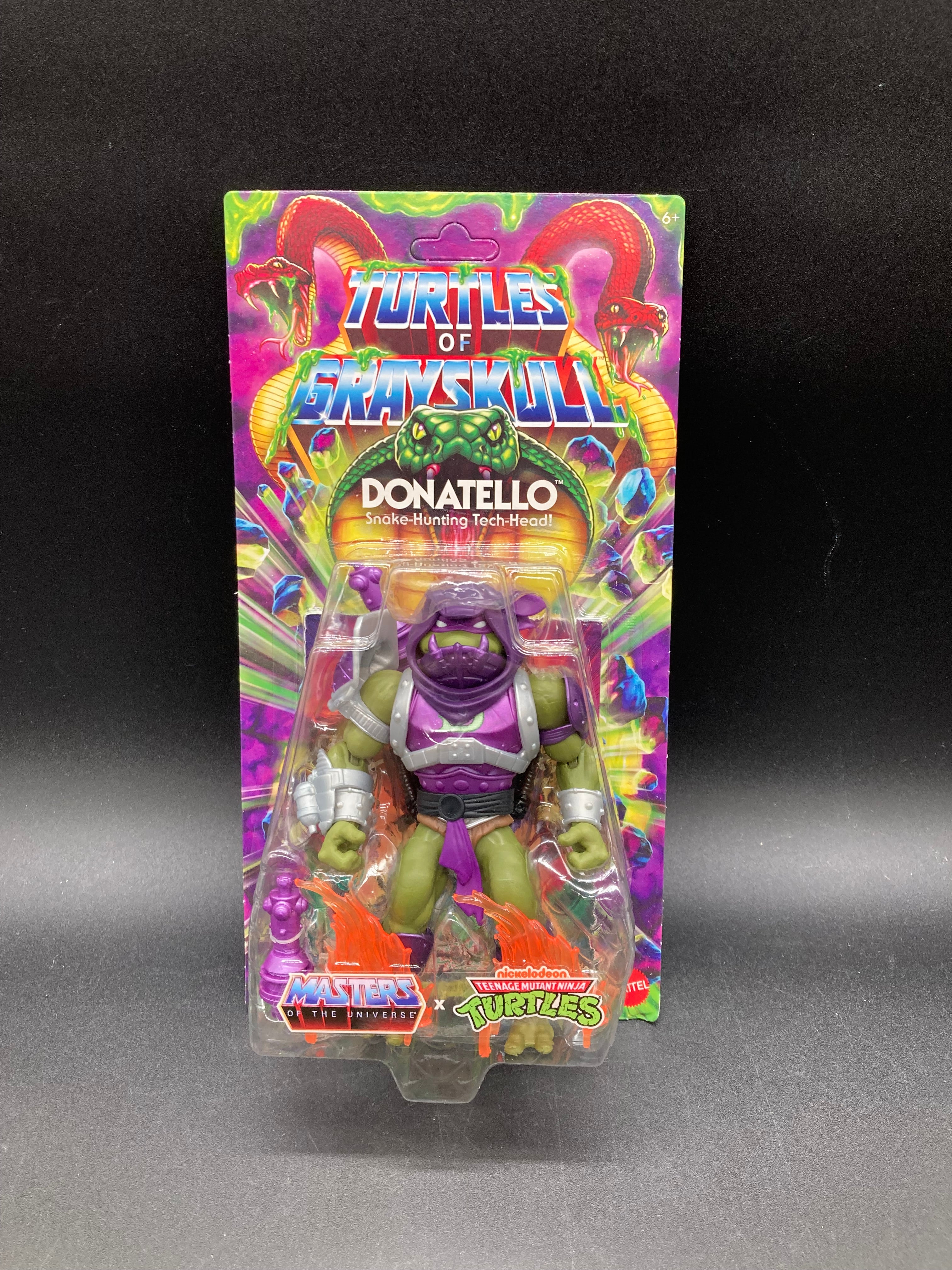 Donatello Mattel MOTU-TMNT Turtles Of Grayskull Figure 2024