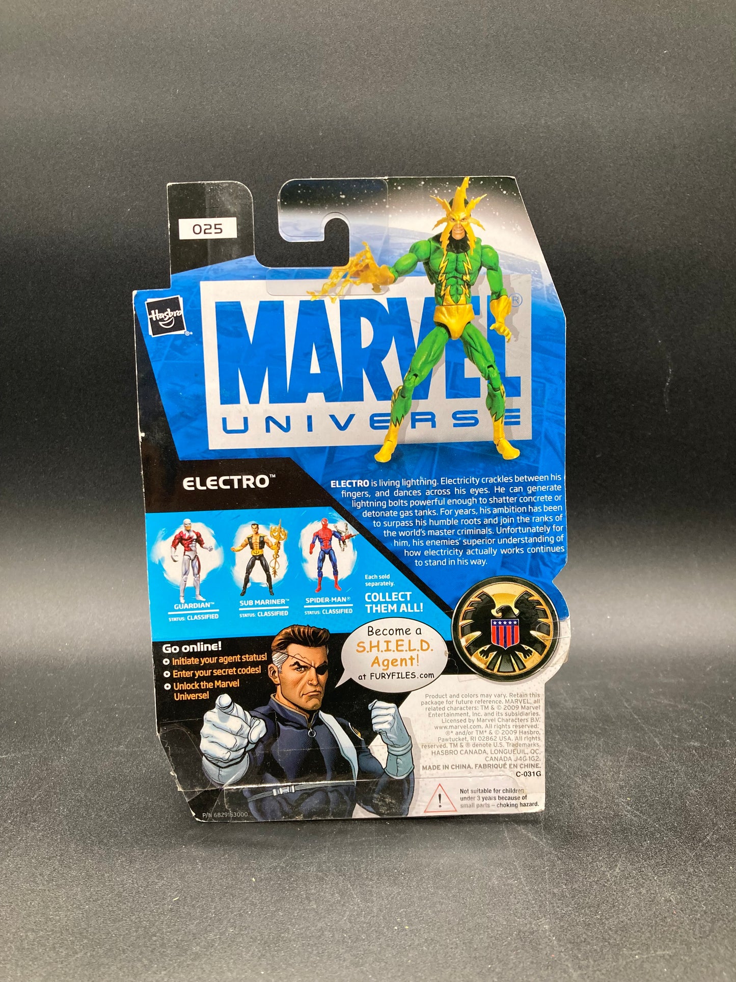 Electro Hasbro Marvel Universe Figure 2009
