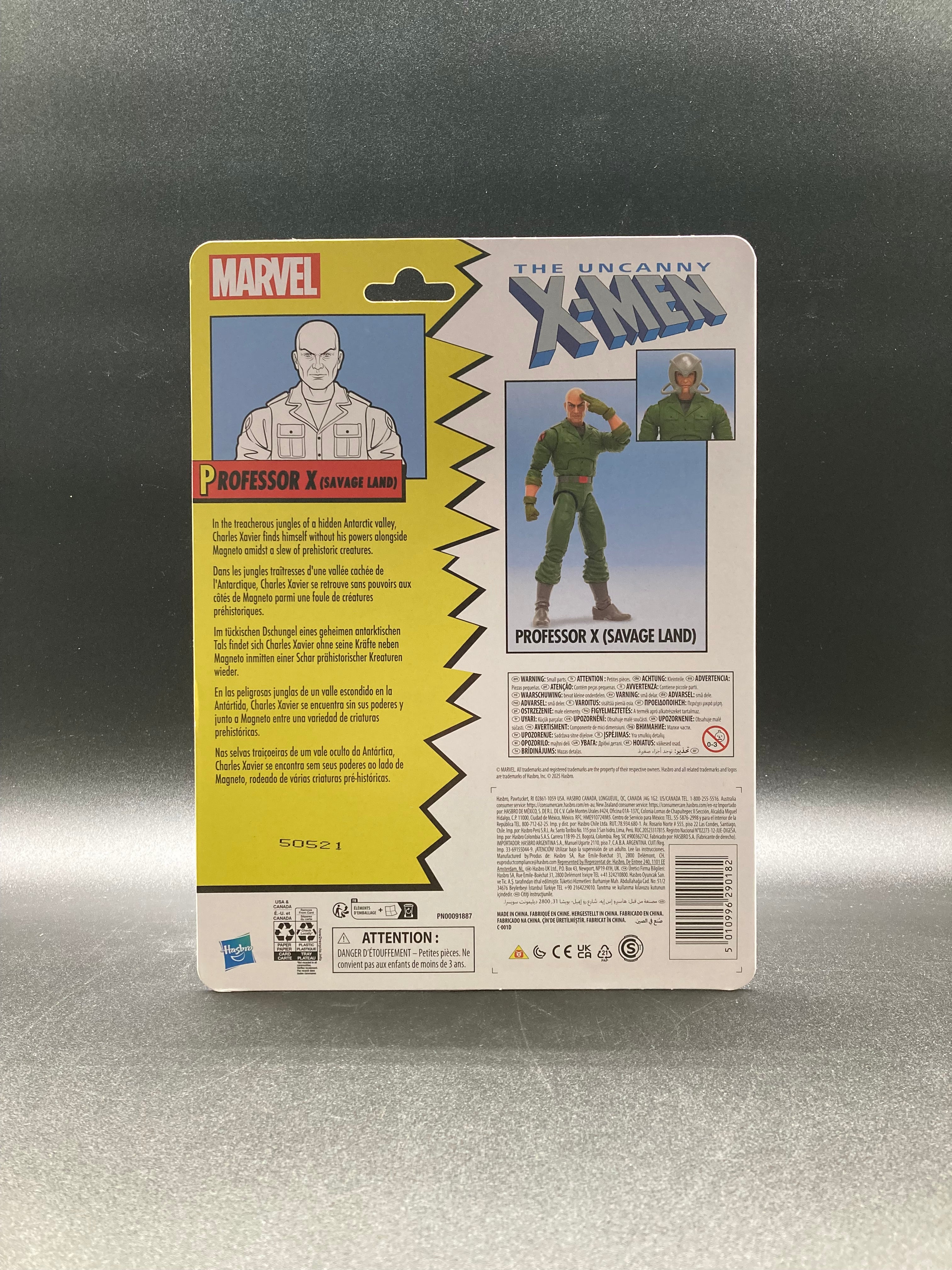 Professor X (Savage Land) Marvel Legends X-Men Retro card (Target