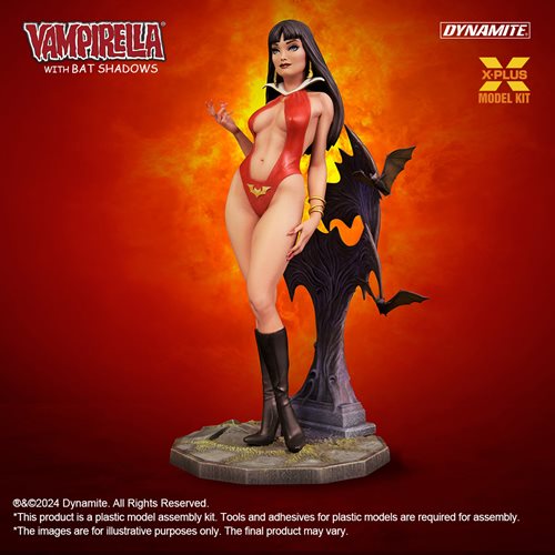 Vampirella with Bat Shadows 1:8 Scale Model Kit