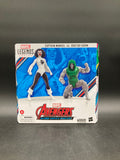 Captain Marvel VS. Doctor Doom Hasbro Marvel Legends Avengers Beyond Earth’s Mightiest Figure Set 2023