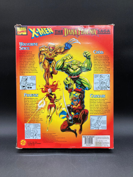 Dark Phoenix, Corsair, Ch’od, Space Wolverine Toybiz X-Men Dark Phoenix Saga FAO Schwartz Exclusive Figure Set 1995