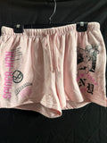 Pink Marvel Spider-Man Women's graphic drawstring shorts