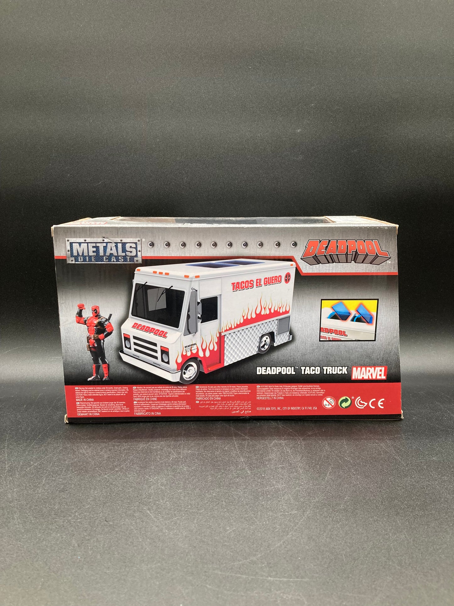 Deadpool Taco Truck JADA TOYS Metals Die Cast Figure & Vehicle Collectible Set 2018