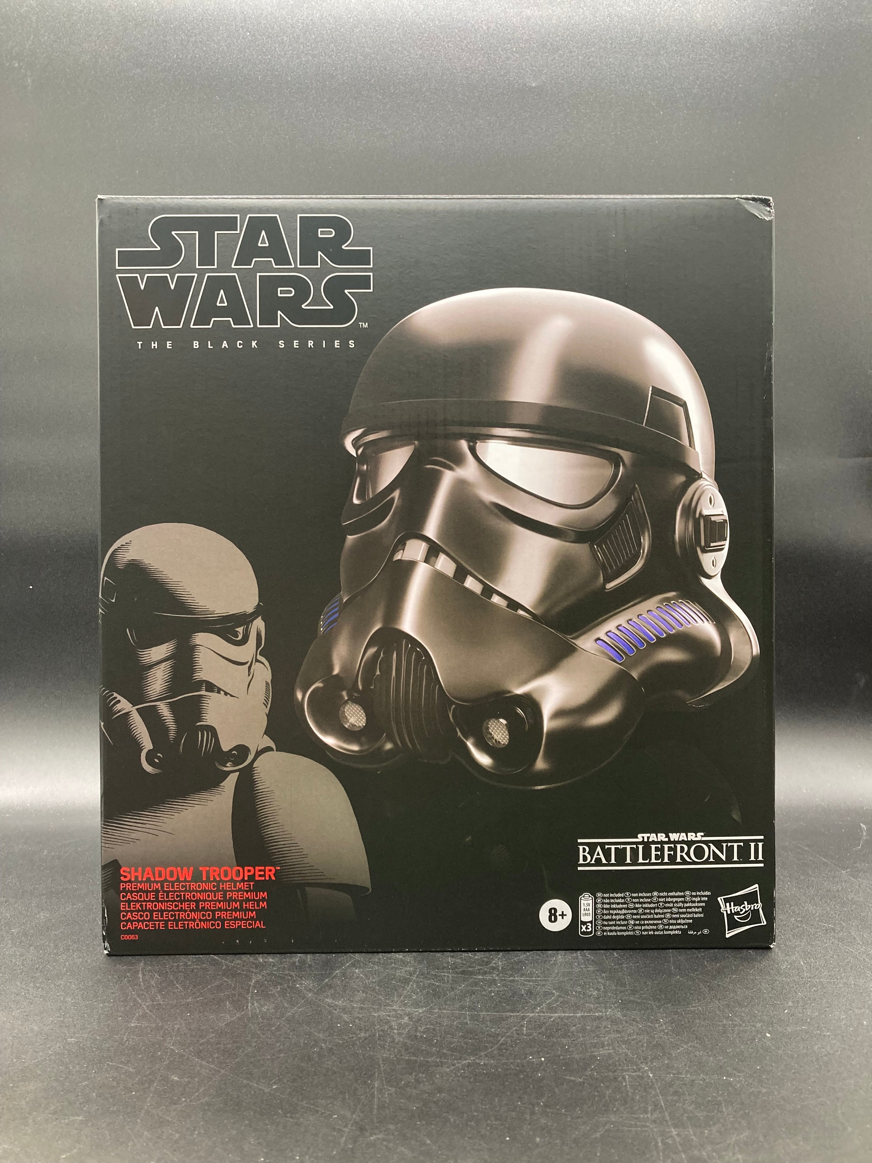 Shadow Trooper Helmet Hasbro Star Wars Black Series Battlefront II Premium Electronic Cosplay Helmet