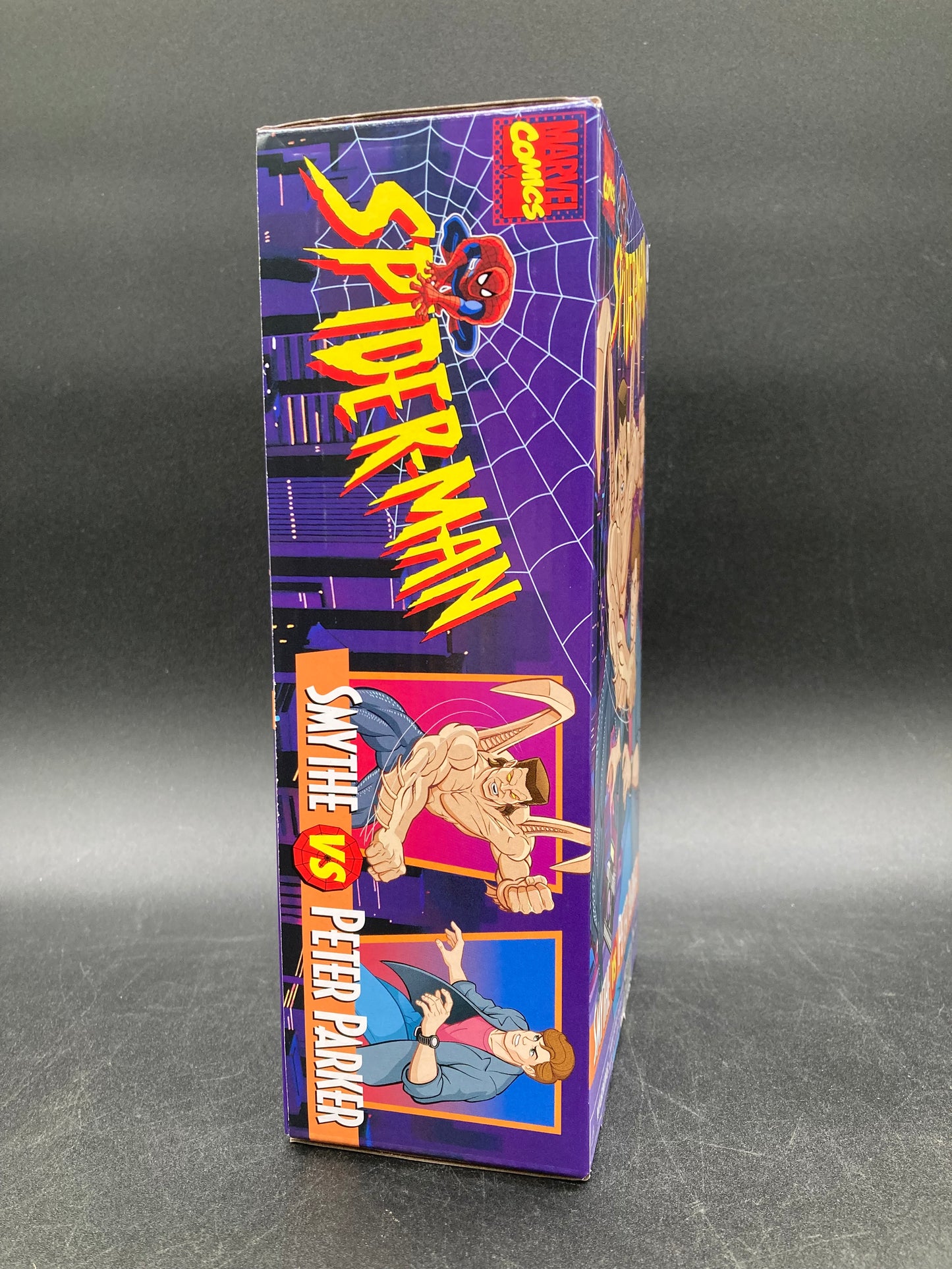 Smythe & Peter Parker Hasbro Marvel Legends VHS Spider-Man Animated Series Retro Figure Set 2023
