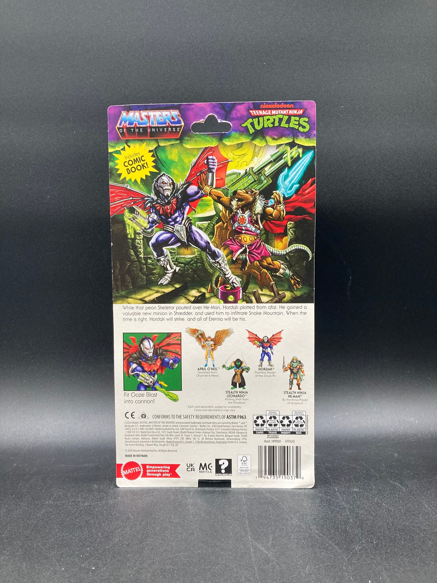 Hardak Mattel MOTU-TMNT Turtles Of Grayskull Figure 2024