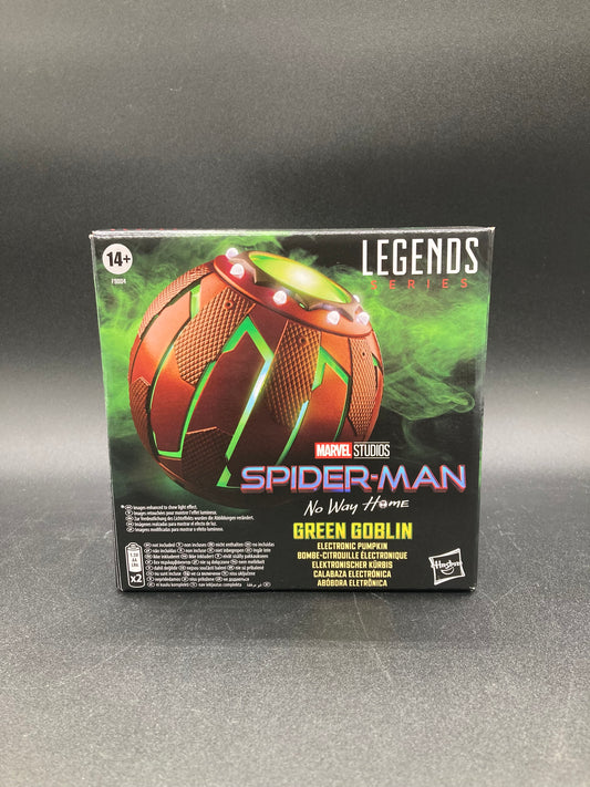 Green Goblin Pumpkin Electronic Bomb Hasbro Marvel Legends Series Spider-Man No Way Home Toy 2024 Costume/Cosplay Accessory