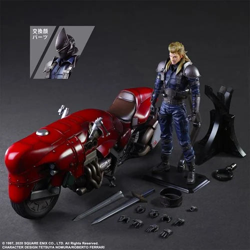 Final Fantasy VII Remake Roche and Motorcycle Play Arts Kai Set