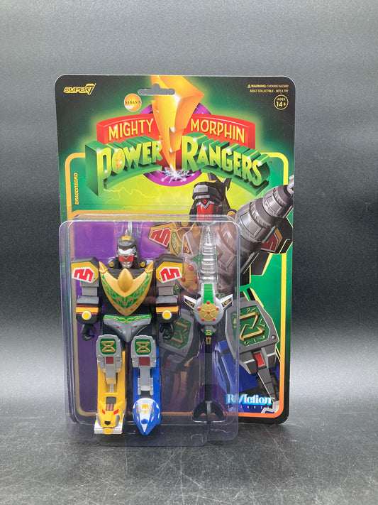 Dragonzord Super 7 Mighty Morphin Power Rangers ReAction Figure 2021
