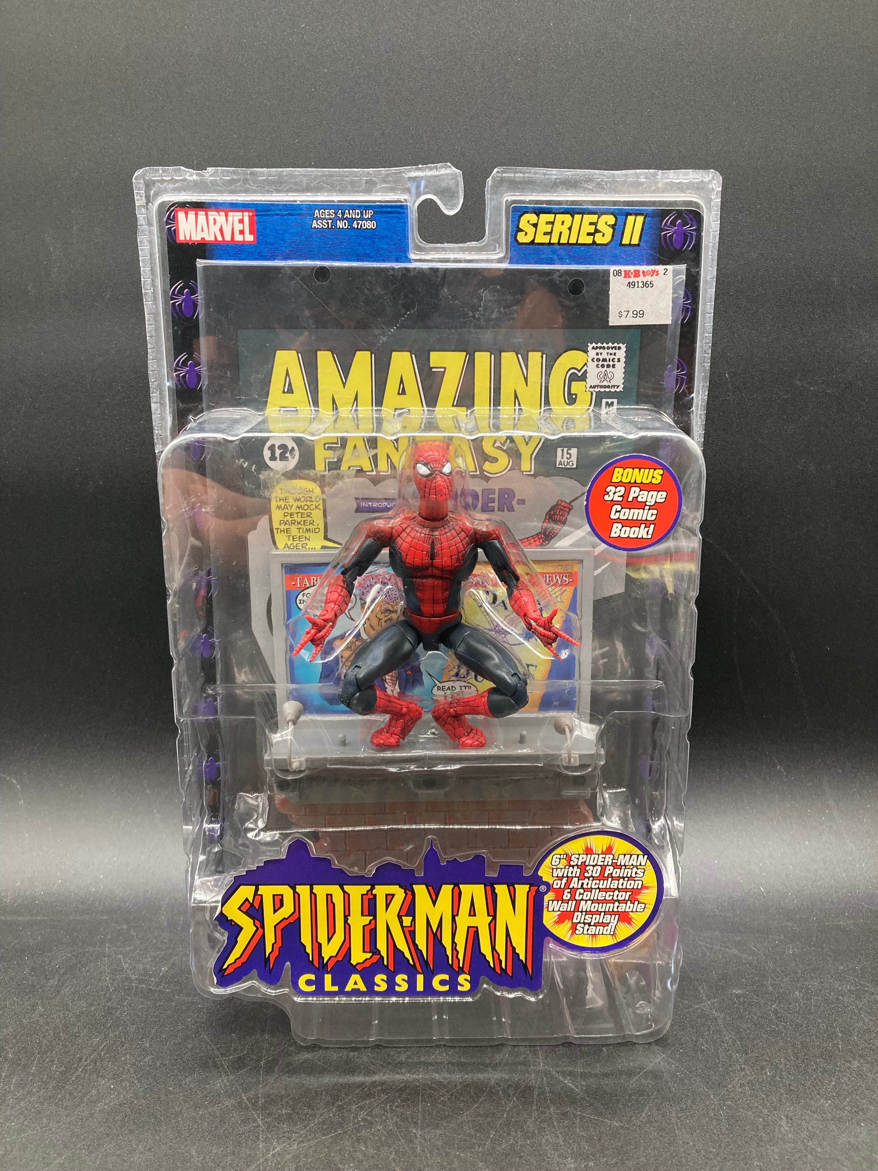Classic Spider-Man Toybiz Spider-Man Classics Series II Figure 2001