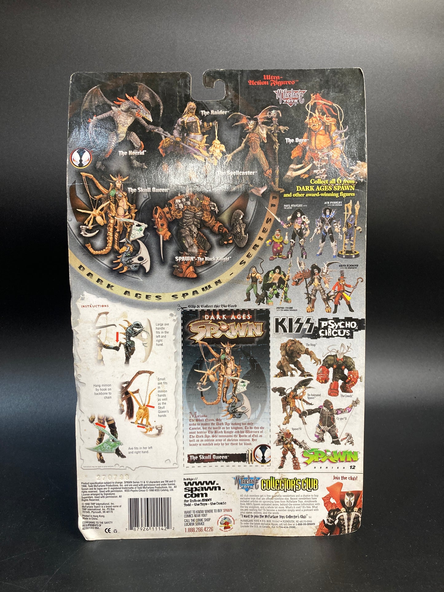 The Skull Queen McFarlane Spawn Dark Ages Figure 1998