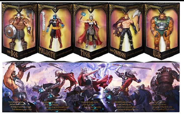 Mighty Thor Hasbro Marvel Legends Infinite SDCC Exclusive Box Figure Set 2016