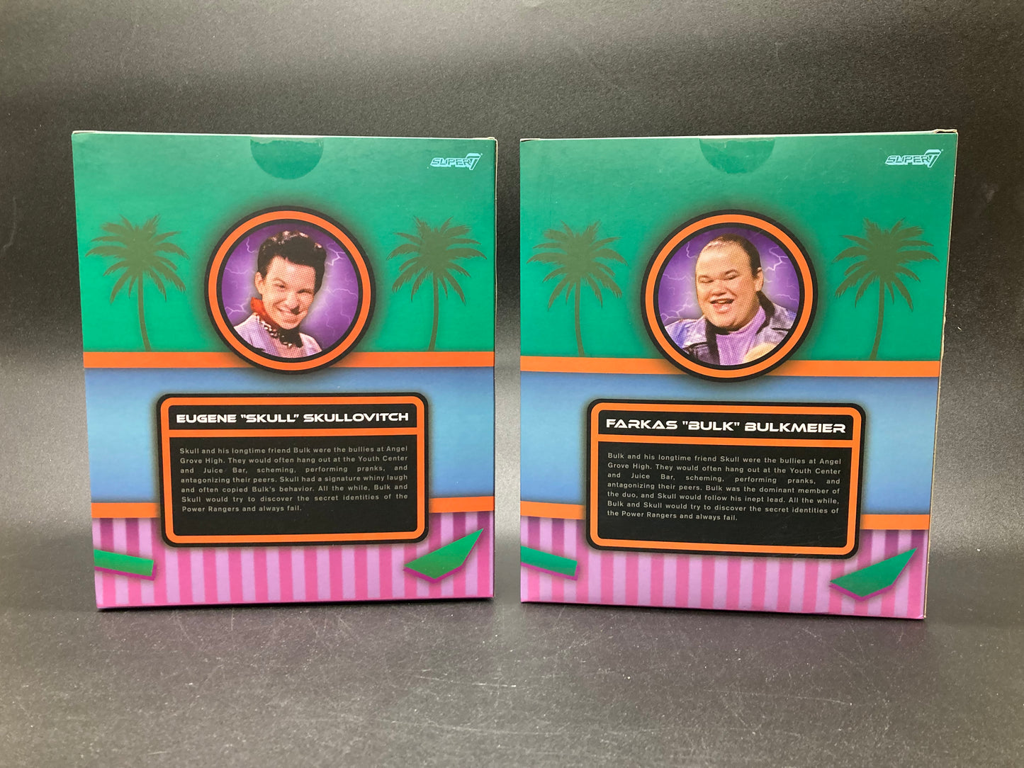 Bulk and Skull Set Mighty Morphin Power Rangers Super7 figure set