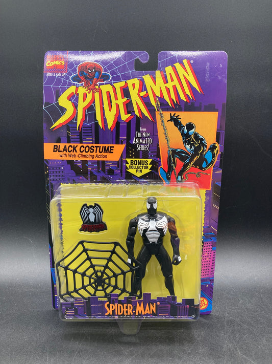 Black Suit Spider-Man Toybiz Spider-Man Animated Series Figure 1995
