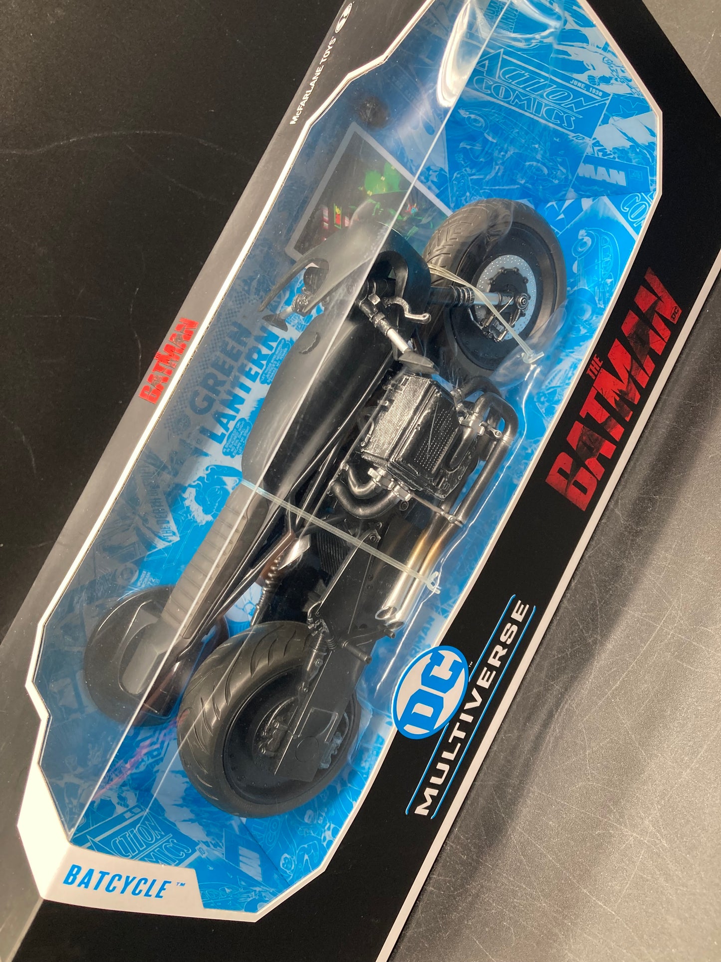 The Batman McFarlane DC Multiverse Batcycle Figure Playset