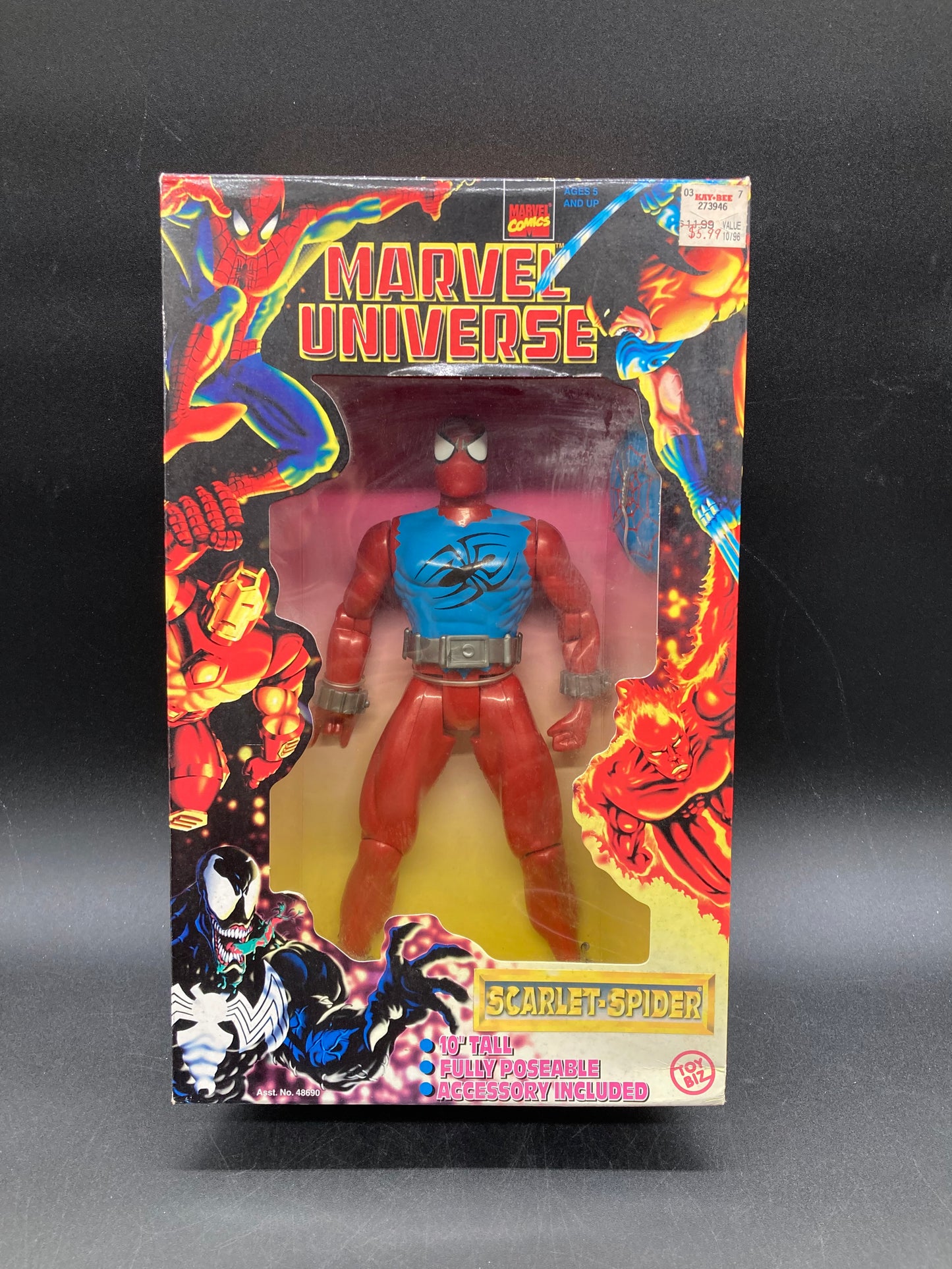 Scarlet-Spider Toybiz Marvel Universe 10” Figure 1997