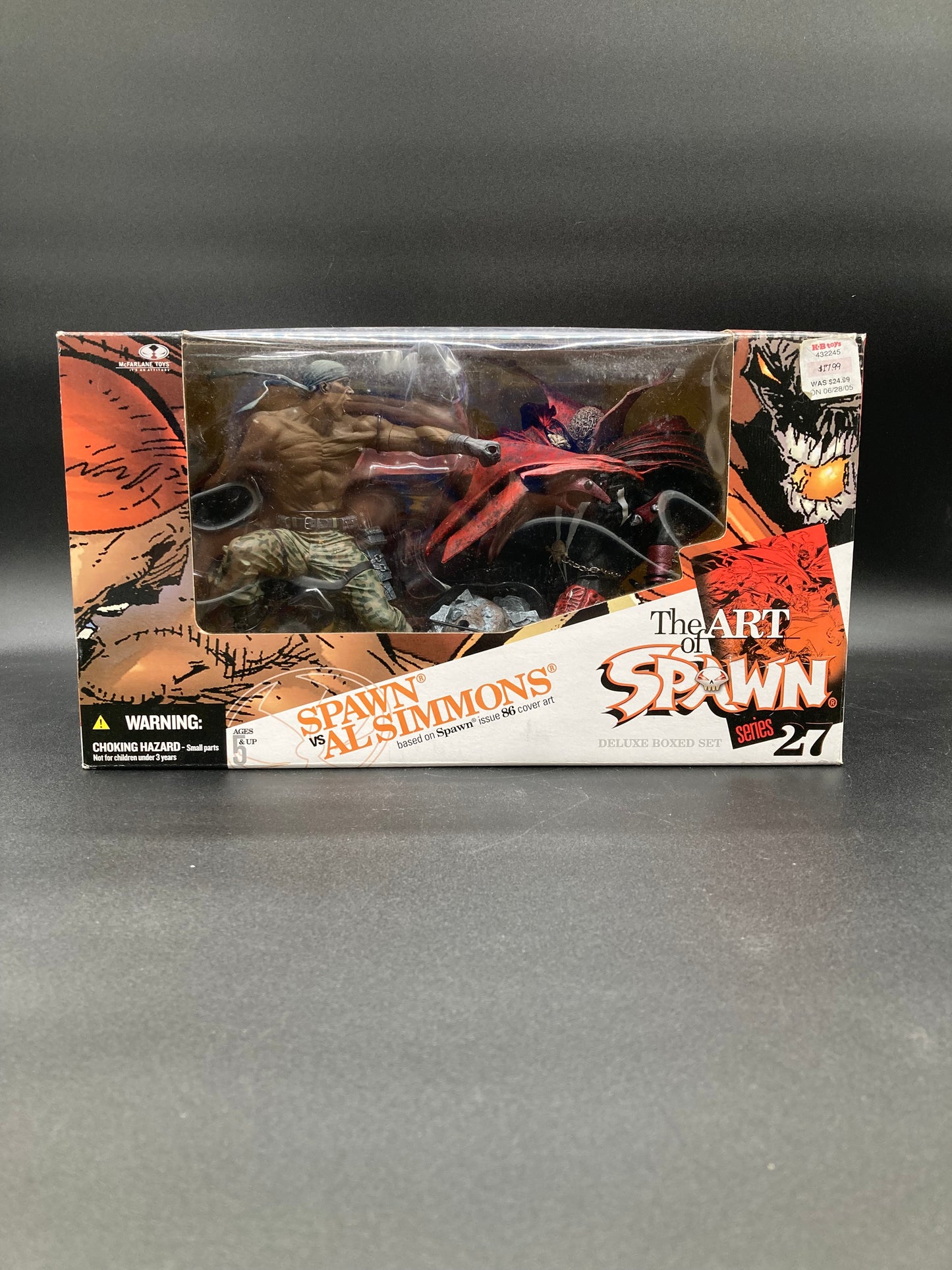 Spawn VS Al Simmons Deluxe Boxed Set The Art Of Spawn McFarlane Toys 2005