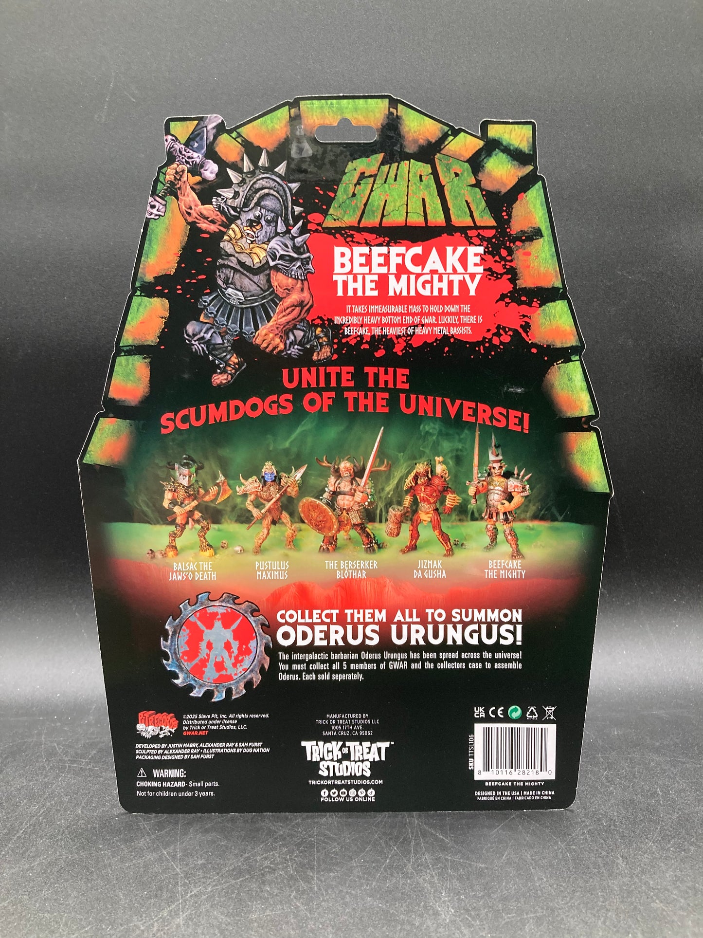 GWAR Trick Or Treat Studios Figure Set 2025 (Build a set Oderus Urungus)