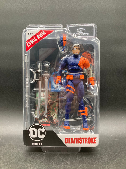 Deathstroke McFarlane DC Direct Page Punchers Deathstroke Rebirth Issue 1 Figure 2025
