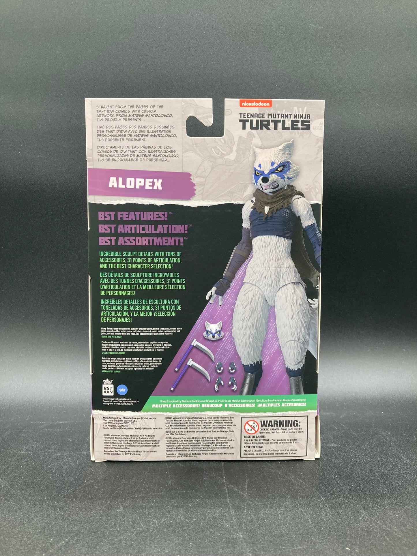 Alopex Loyal Subjects Teenage Mutant Ninja Turtles Figure 2024