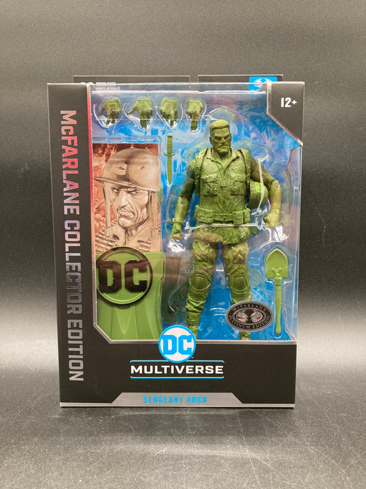 Sergeant Rock (Green Variant) McFarlane Collector Edition DC Multiverse DC Classic Platinum Edition Figure 2025