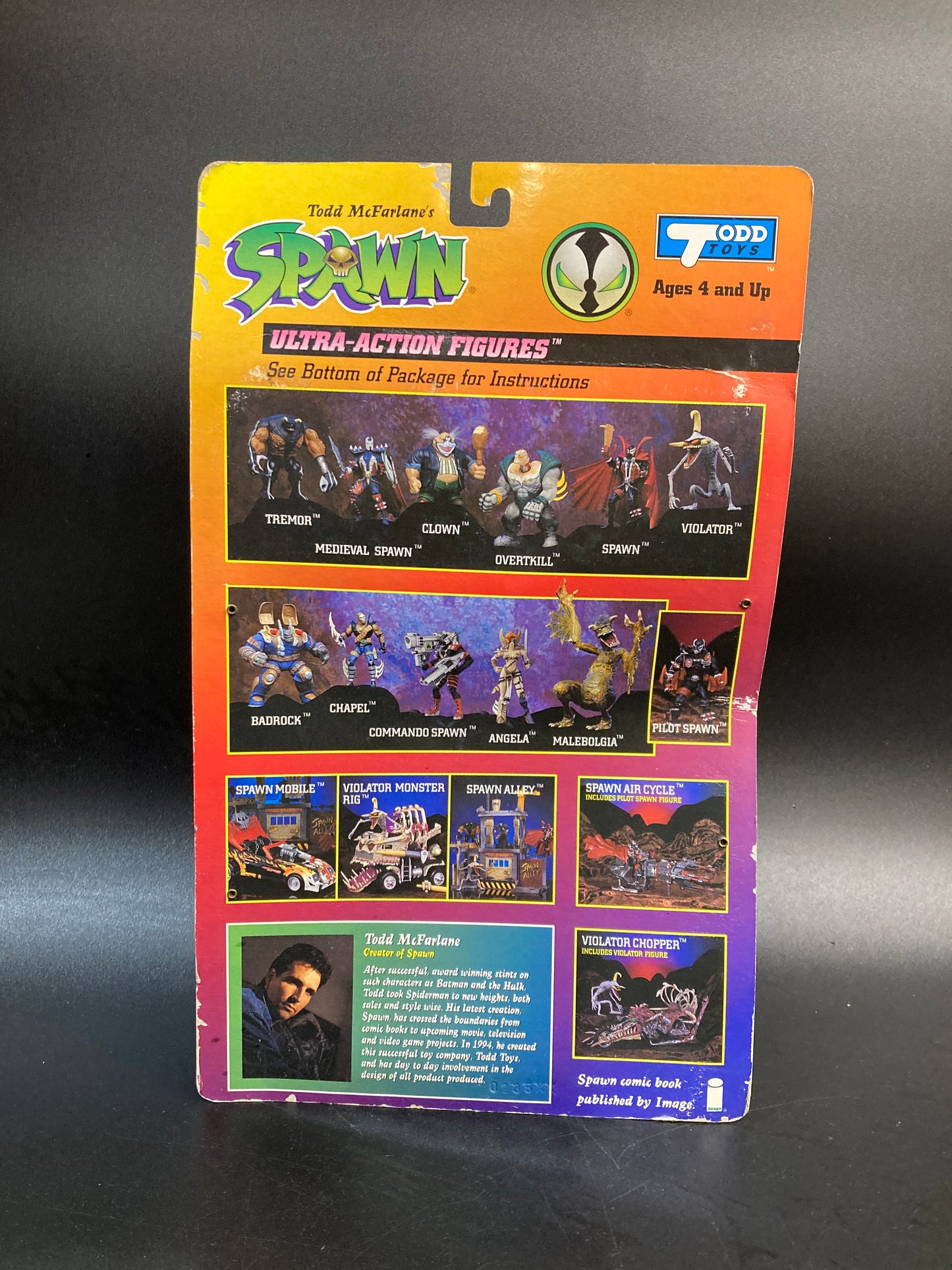 Chapel McFarlane Spawn Action Figure 1995