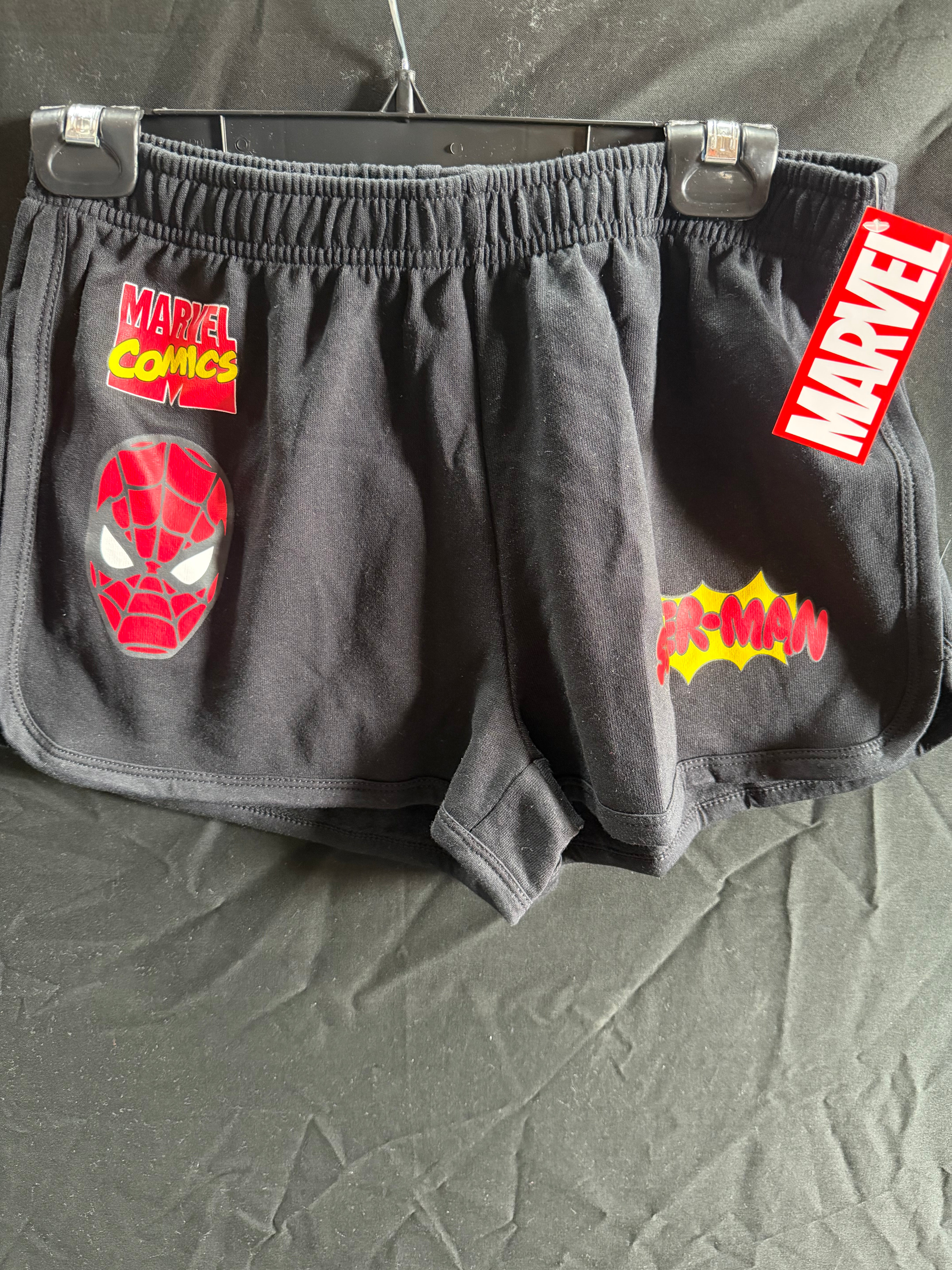 Marvel Spider-Man Retro Graphics Women's Lounge & Exercise Shorts