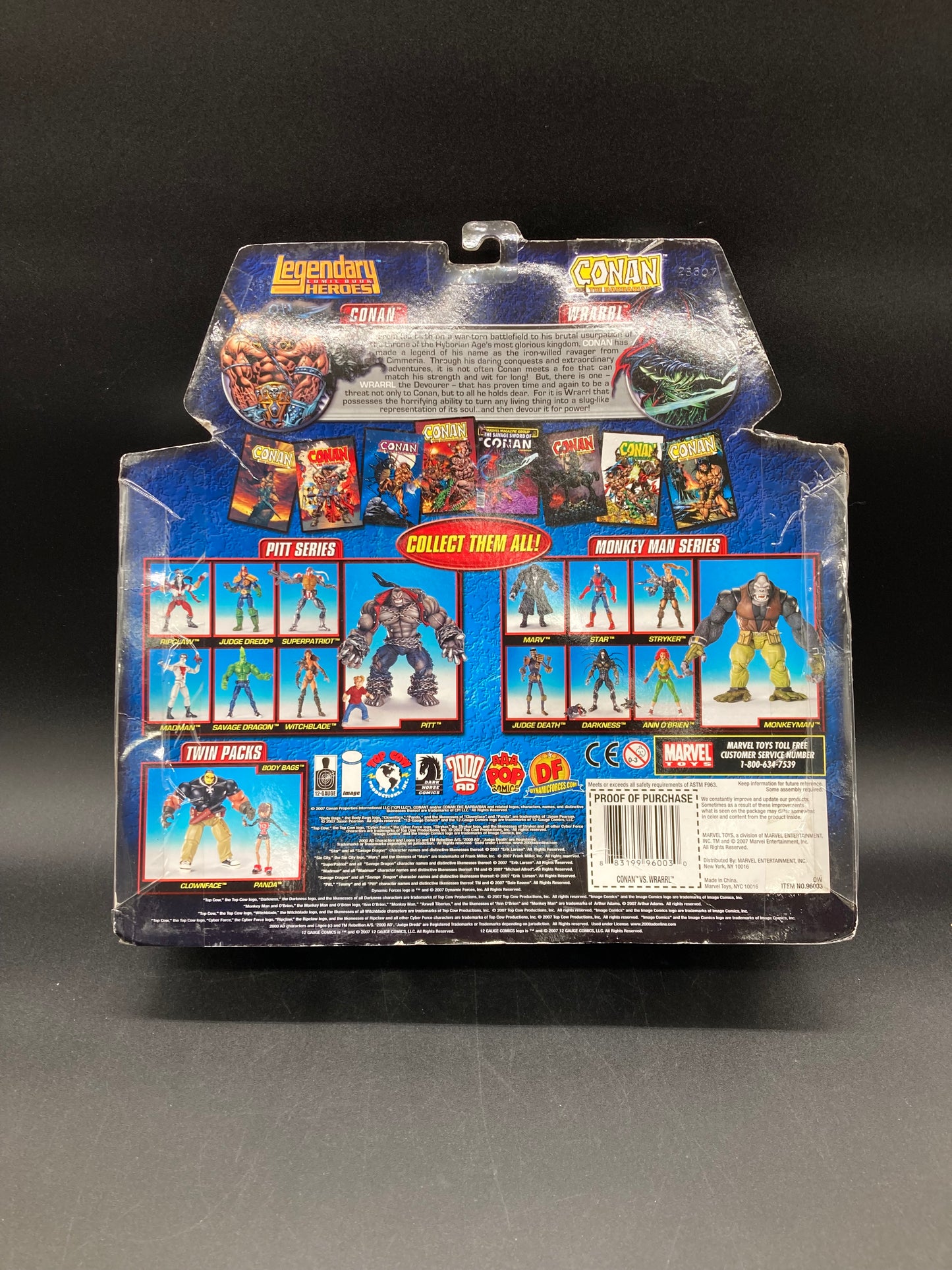 Conan The Barbarian Marvel Toys Legendary Comic Heroes Figure Set 2007
