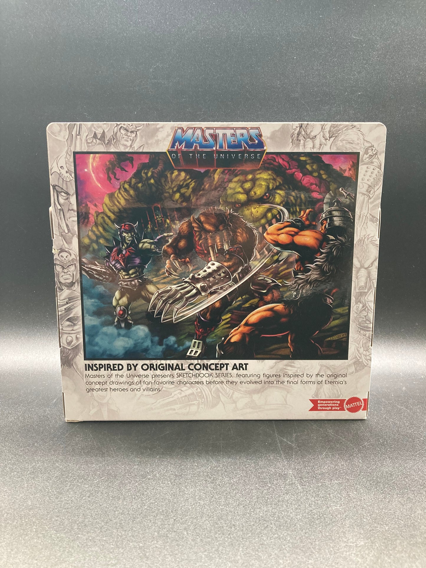 Hardak & Grizzlor Mattel Masters Of The Universe Concept Art Sketch Series Figure Set 2024
