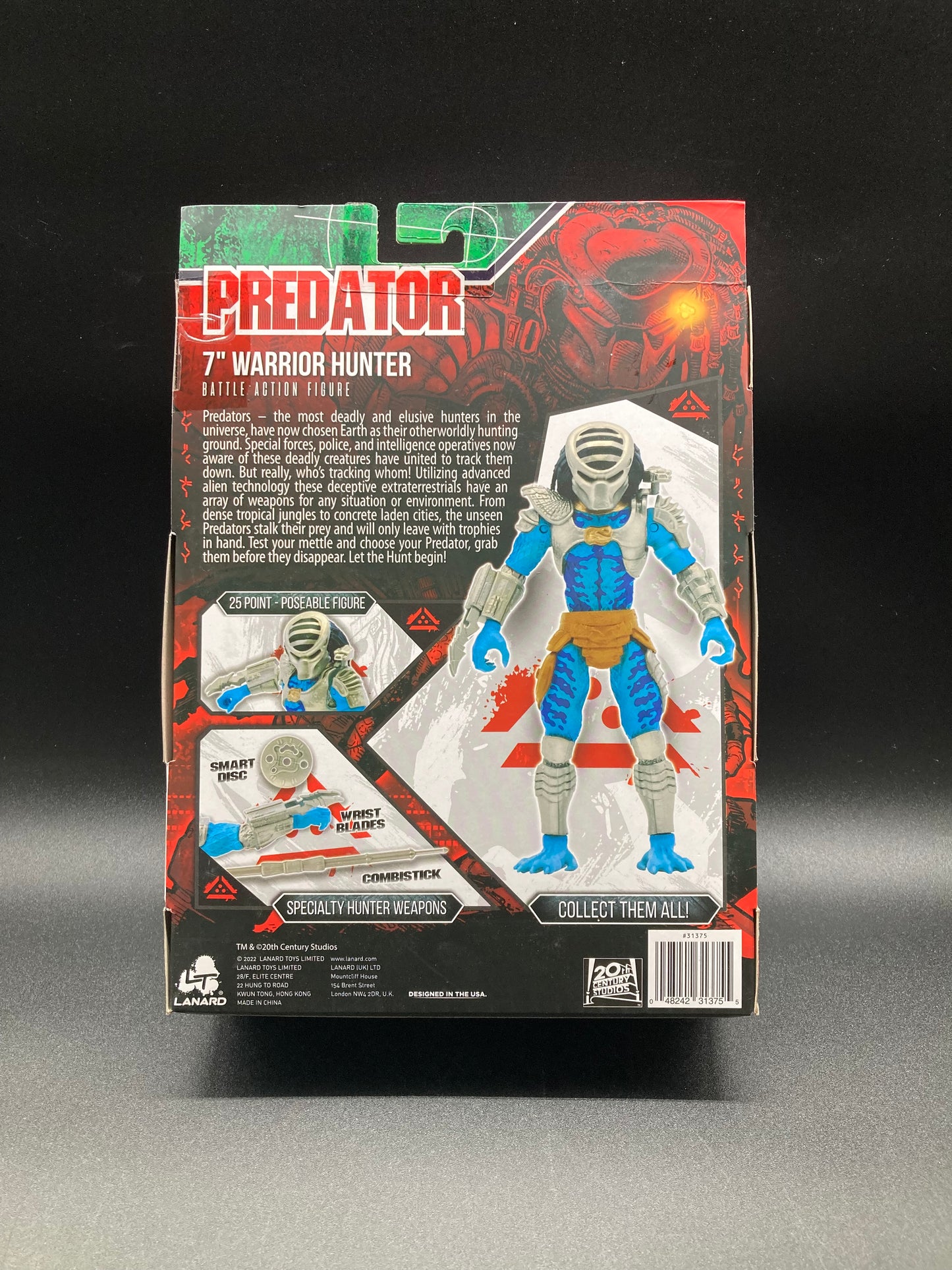 Predator Warrior Hunter Lanard Toys 20th Century Studios Figure 2021 Walmart Exclusive