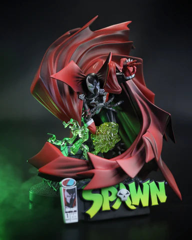 Spawn Black, White & Red All Over McFarlane Autograph Series Spawn #1 Statue Limited 930pcs