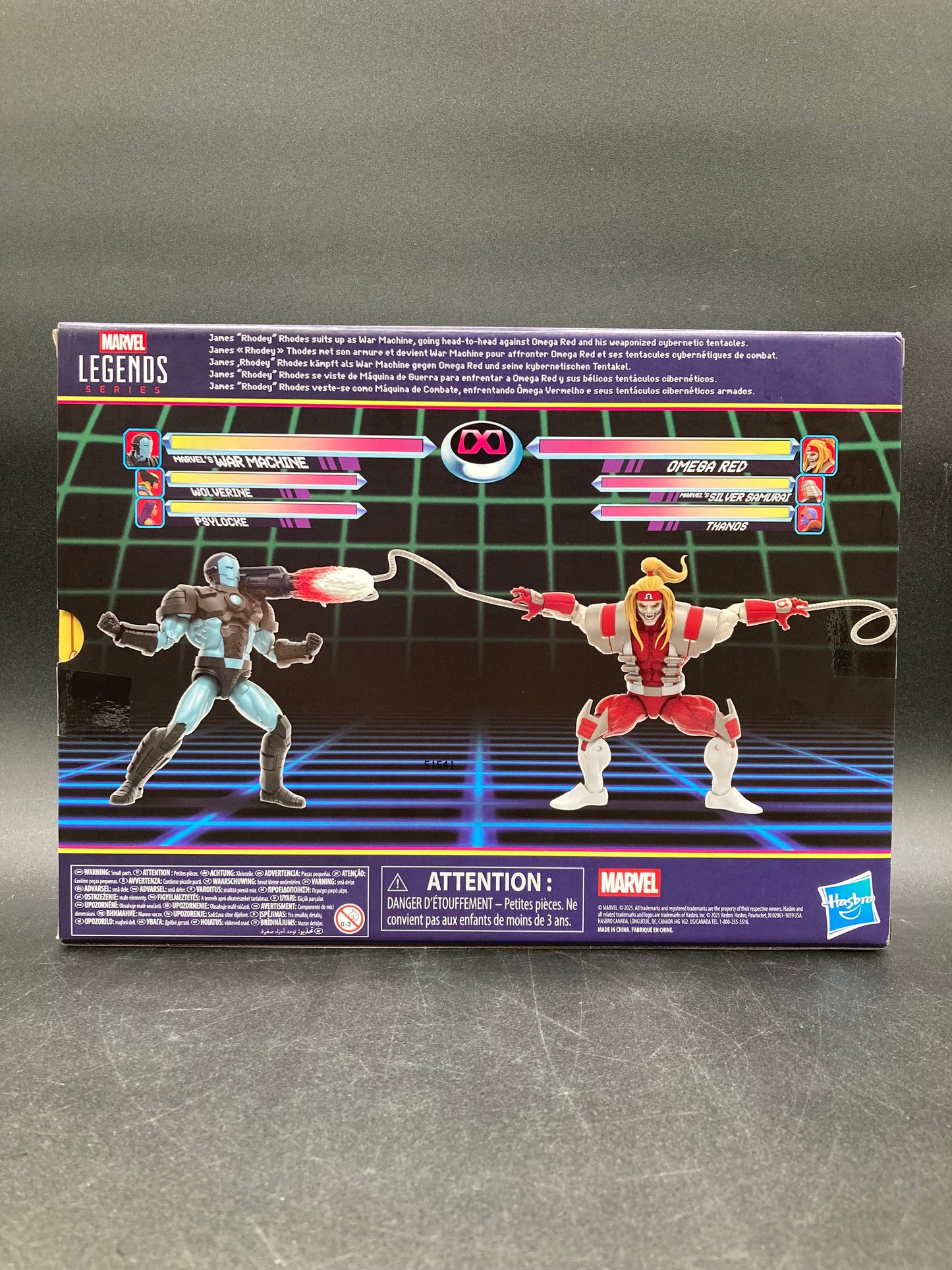 War Machine VS Omega Red Hasbro Marvel Legends GamerVerse Walmart Exclusive Figure Set 2025