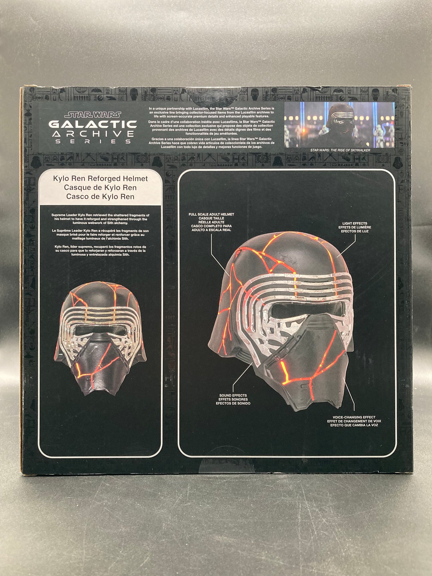 Kylo Ren Reforged Helmet Disney Exclusive Star Wars Galactic Archive Series Cosplay Costume Prop