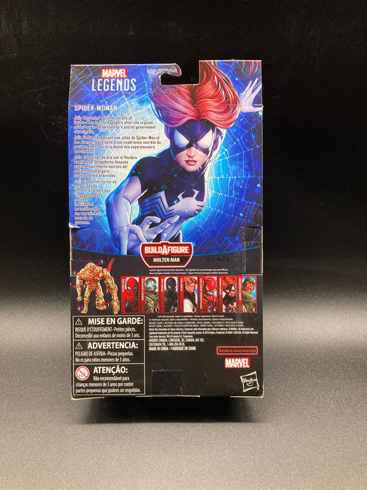 Spider-Woman Hasbro Marvel Legends Spider-Man Figure Molten Man BAF 2018
