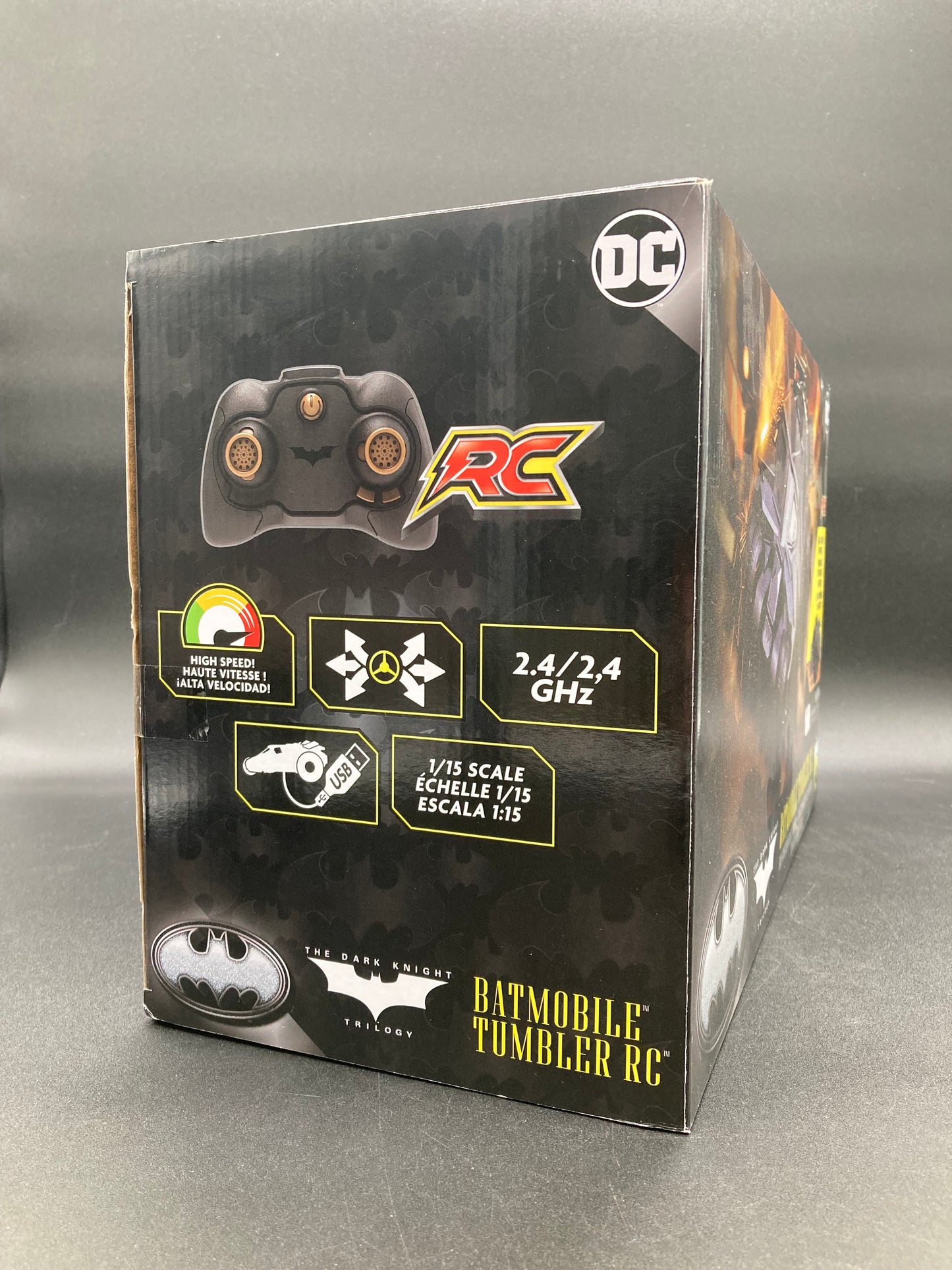 Batmobile Tumbler Spinmaster Dark Knight Trilogy RC Car 2023