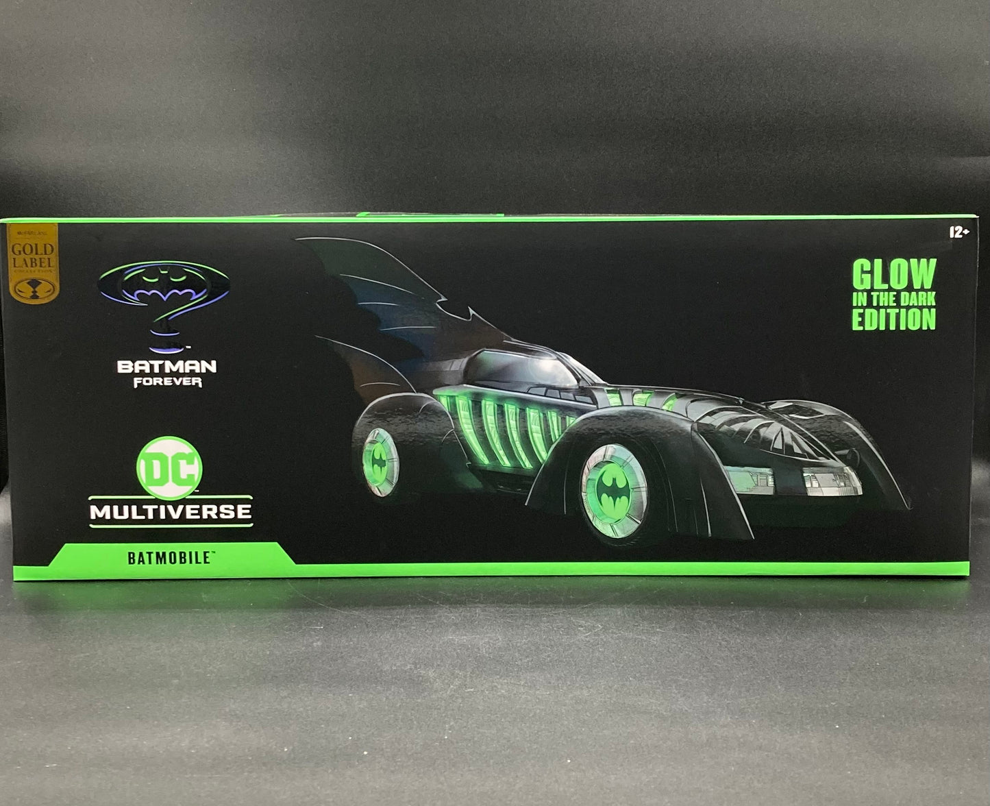 Batman Forever Batmobile (Glow In The Dark) McFarlane Toys DC Multiverse Gold Label Vehicle